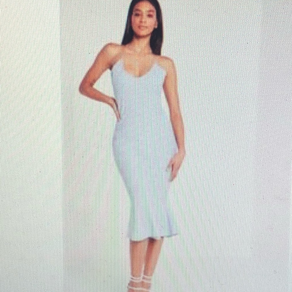 Fishtail bodycon midi dress